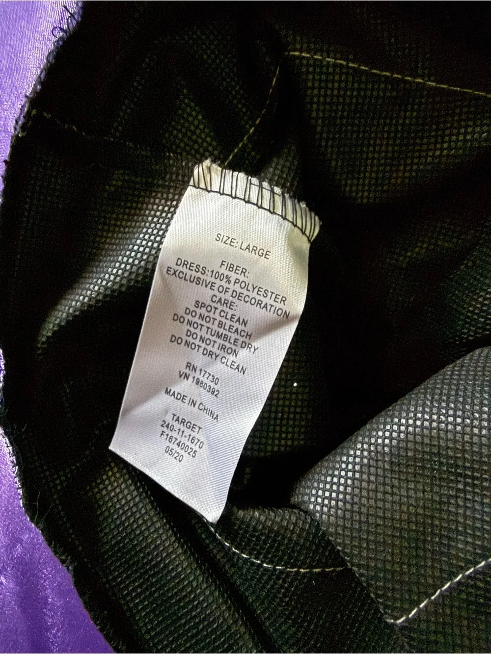 Target Purple and Black Star Witch Costume Dress - Picture 13 of 13
